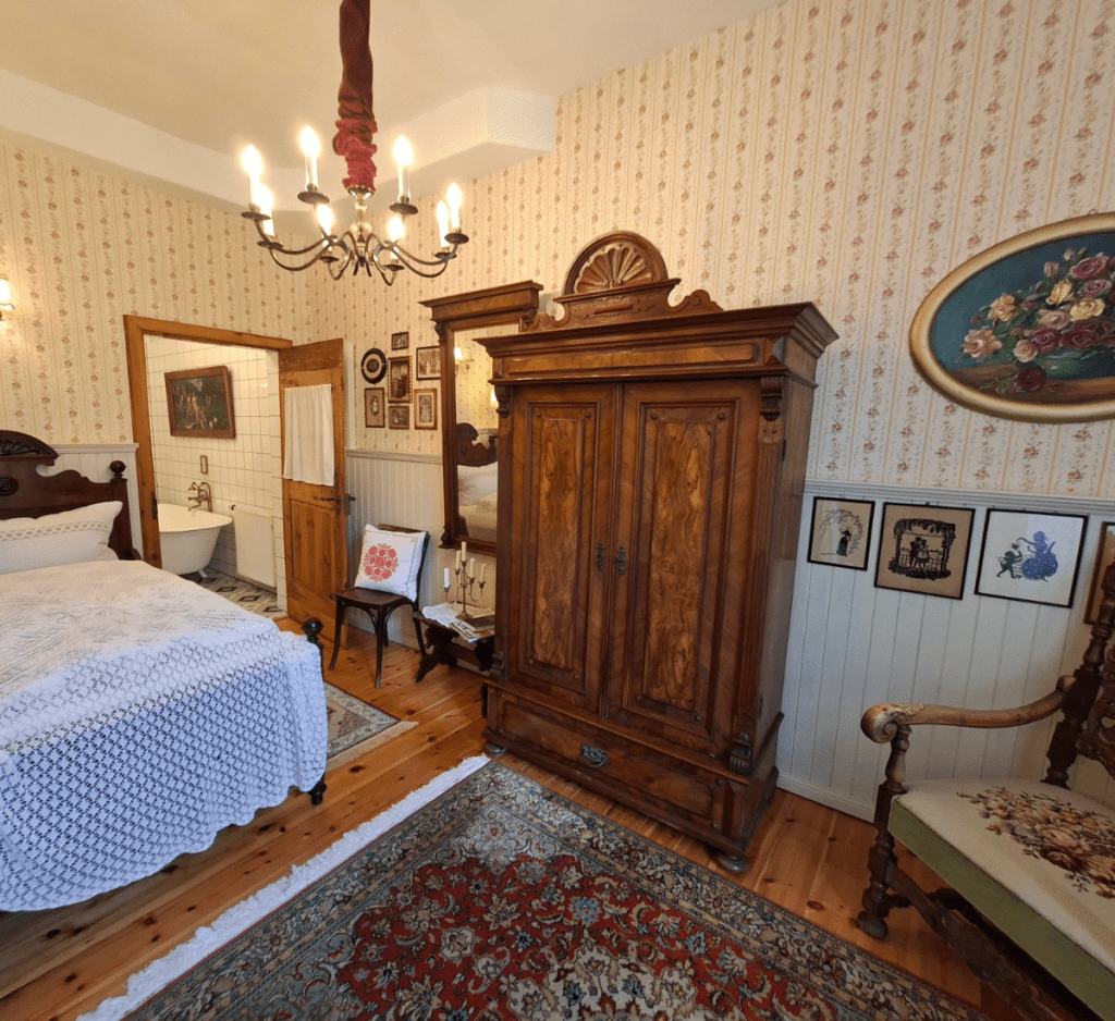 Doppelzimmer bei Dessau in der Waldpension Buchholzmühle